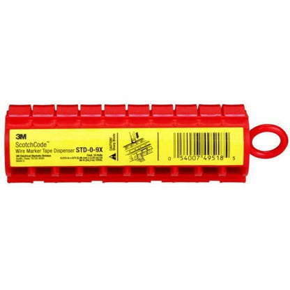3m-scotchcode-wire-marker-tape-dispenser-std-0-2-width-white-red-transparent-polyester-acrylic-plastic-mmmstd09x_5