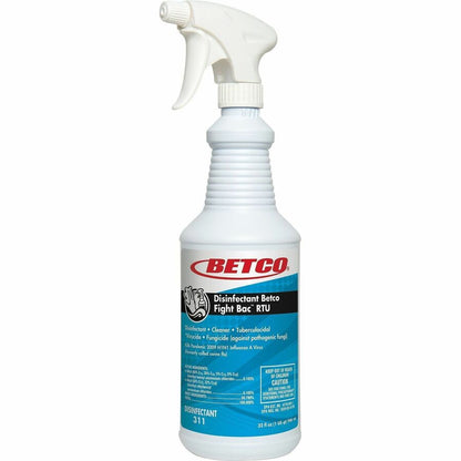 Betco Fight-Bac RTU Disinfectant Cleaner, 32 fl oz, Citrus Floral Scen, 12/Carton (BET3111200CT)