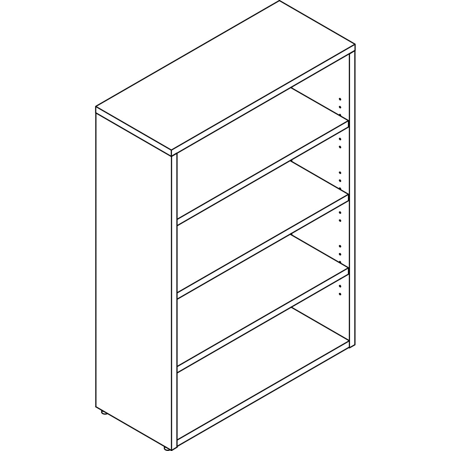 lorell-prominence-2-0-gray-elm-laminate-bookcase-34-x-12-x-48-num-llrpbk3448ge_1