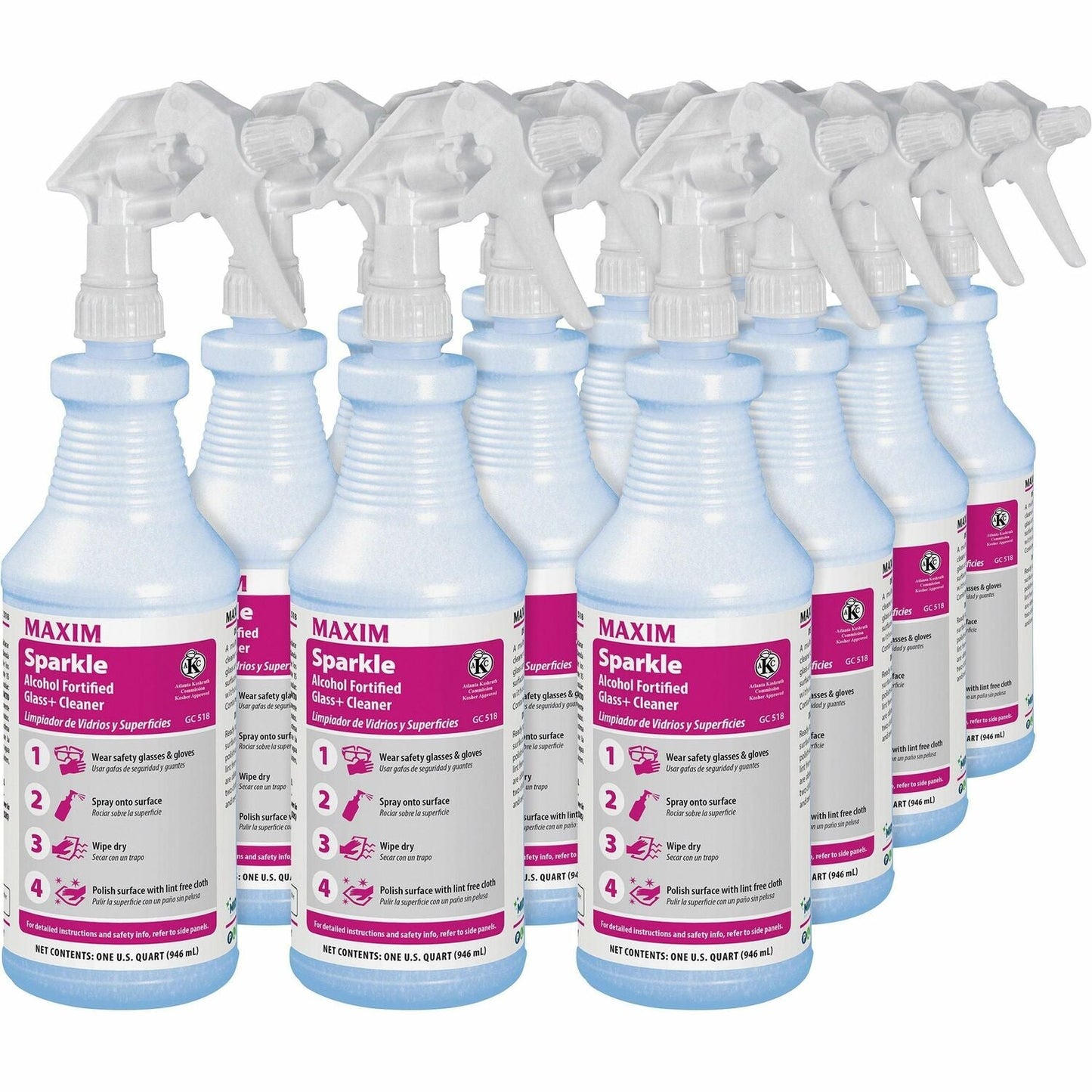 midlab-sparkle-alcohol-fortified-glass-cleaner-ready-to-use-liquid-32-fl-oz-1-quart-clean-scent-12-carton-light-blue-num-mlb05180012_1
