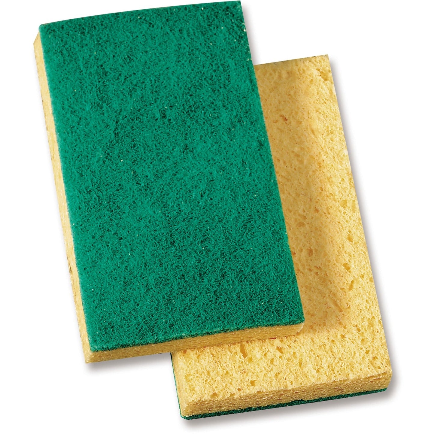 genuine-joe-medium-duty-sponge-scrubber-3-5-x-3-5-depth-20-carton-cellulose-green-num-gjo18389_1