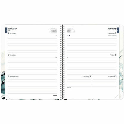 Rediform Watercolor Weekly/Monthly Planner, January 2027 to December 2027, 11" x 8.5"  (REDC958G01)