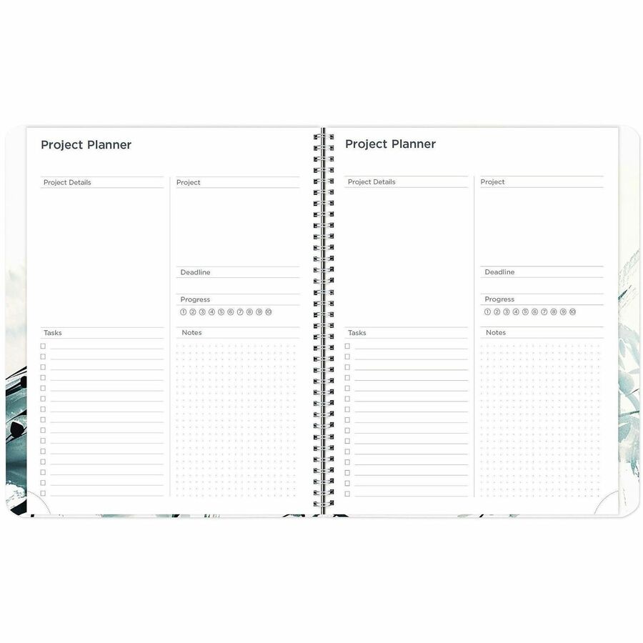 Rediform Watercolor Weekly/Monthly Planner, January 2027 to December 2027, 11" x 8.5"  (REDC958G01)