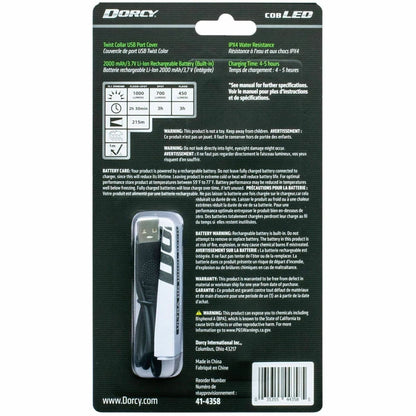 Dorcy Ultra 1000 Lumen USB Rechargeable Flashlight With Powerbank, LED, 1000 lm Lumen (DCY414358)