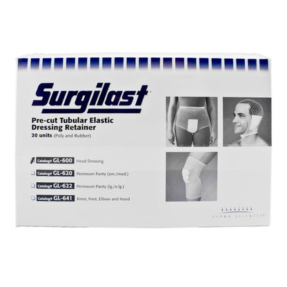 Surgilast® Pre-Cut Elastic Net Retainer Dressing Tubular / Pre-Cut Elastic One Size Fits Most White Head NonSterile (262965_BX)