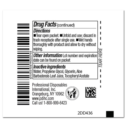 Sani-Hands® Hand Sanitizing Wipe 100 Count Ethyl Alcohol Wipe Individual Packet (642392_BX)