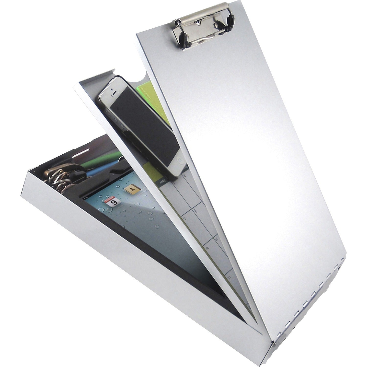 saunders-cruiser-mate-ii-storage-clipboard-low-profile-8-19-64-x-11-45-64-aluminum-gray-1-each-num-sau21118_1