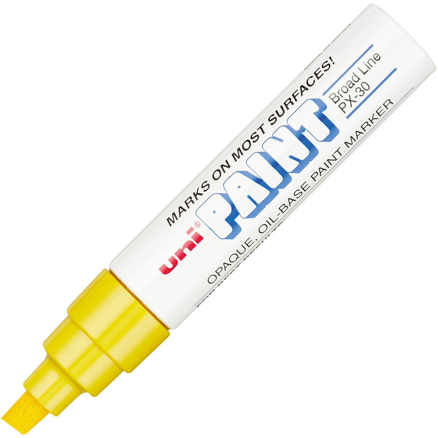 uniball uni-Paint PX-30 Oil-Based Paint Marker, Yellow Ink, 6/Box (UBC63735BX)