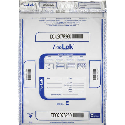ControlTek TripLOK High-Performing Security Bags, 20" x 15", 50/Pack (CNK585048PK)
