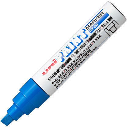 uniball uni-Paint PX-30 Oil-Based Paint Marker, Blue Ink, 6/Box (UBC63733BX)