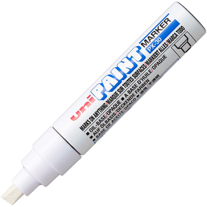 uniball uni-Paint PX-30 Oil-Based Paint Marker, White Ink, 6/Box (UBC63743BX)