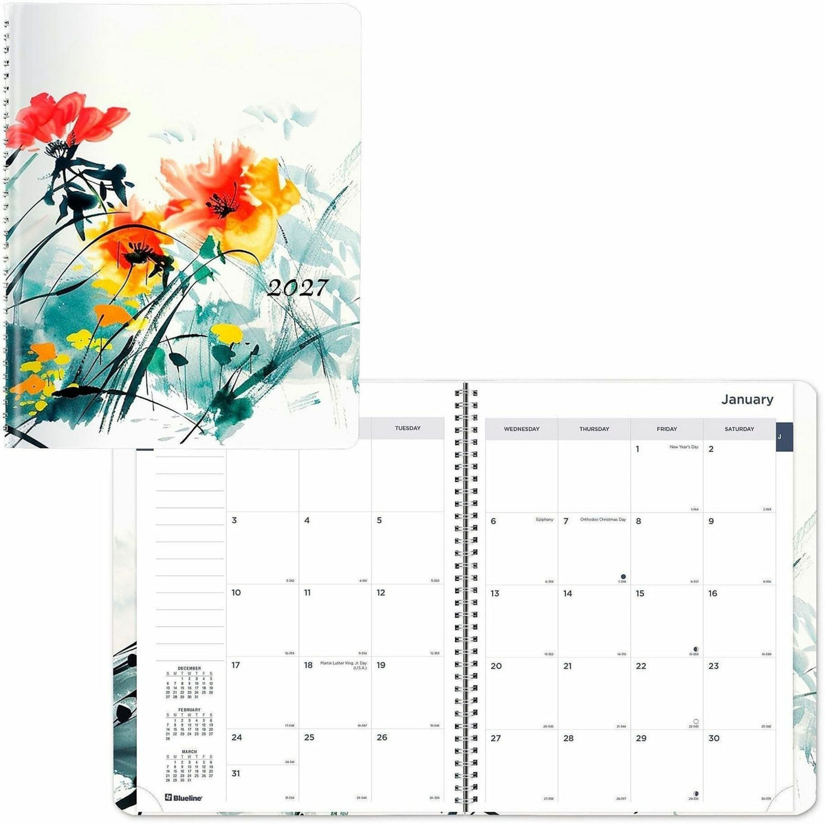 Rediform Essential Weekly/Monthly Planner, 14 Month, December 2026 to January 2028 (REDC701G01)