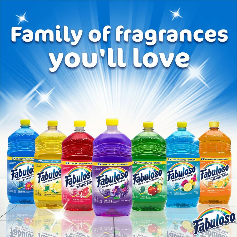 Fabuloso Multi-Purpose Cleaner, 56 fl oz (1.8 quart), Lemon Scent (CPCMX06157A)