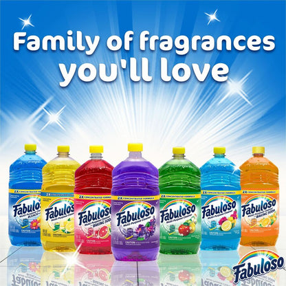 Fabuloso Multi-Purpose Cleaner, 56 fl oz (1.8 quart), Lemon Scent (CPCMX06157A)