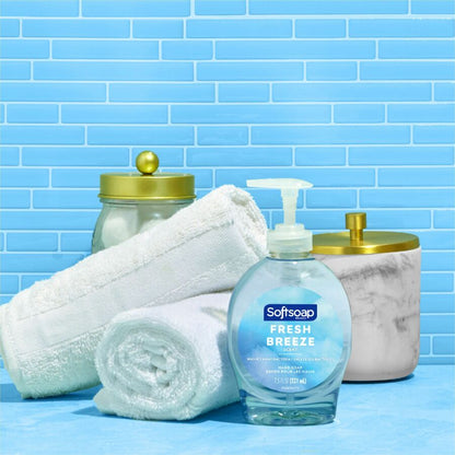 Softsoap Fresh Breeze Hand Soap, Fresh Breeze Scent, 7.50 fl oz, Pump Bottle Dispenser, 6/Carton (CPCUS04964ACT)