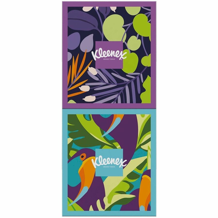 Kleenex Ultra Soft Tissues, 3 Ply, WhiteBox, 60/Box, 4/Pack (KCC54308)