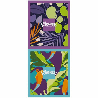 Kleenex Ultra Soft Tissues, 3 Ply, WhiteBox, 60/Box, 4/Pack (KCC54308)