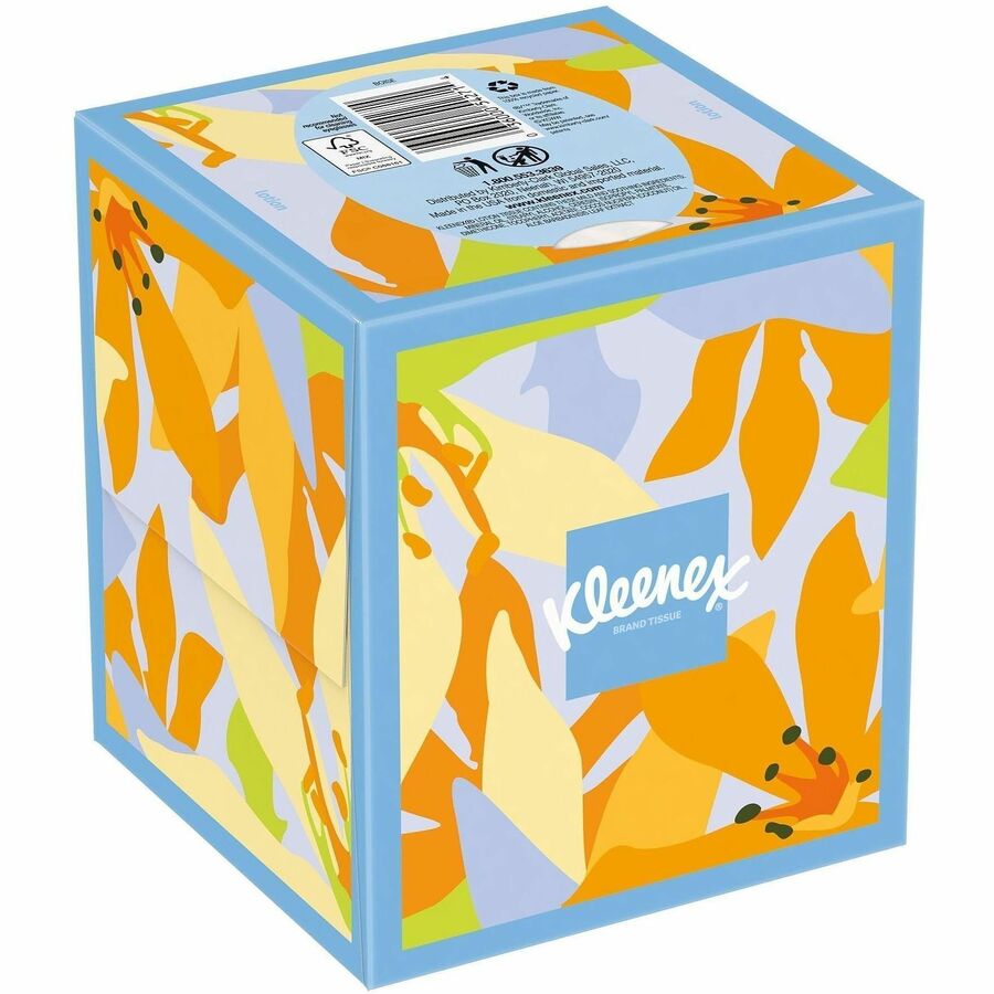 Kleenex Soothing Lotion Tissues, 3 Ply, 60/Box  (KCC54271)