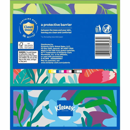 Kleenex Trusted Care Tissues, 2 Ply, 8.40" x 8.50", White, 160/Box, 3/Pack (KCC54303)