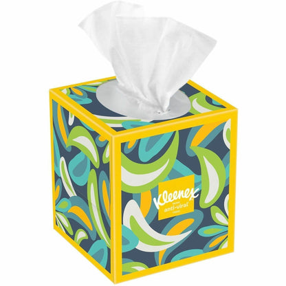 Kleenex Anti-viral Facial Tissue, 3 Ply, 55/Box  (KCC54505)