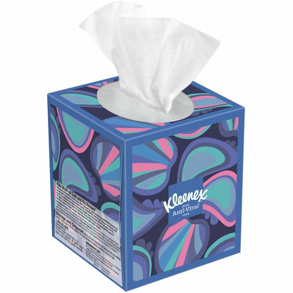 Kleenex Anti-viral Facial Tissue, 3 Ply, 55/Box  (KCC54505)