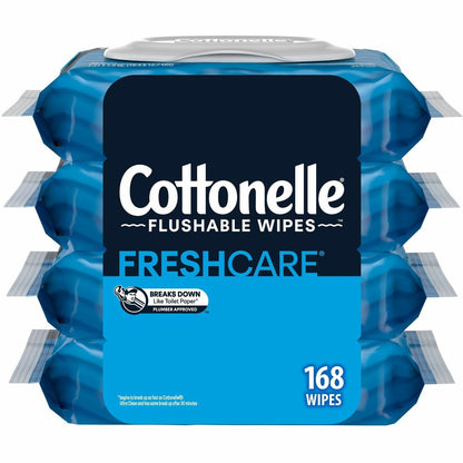 cottonelle-flushable-wipes-7-25-white-4-per-carton-num-kcc54495_1