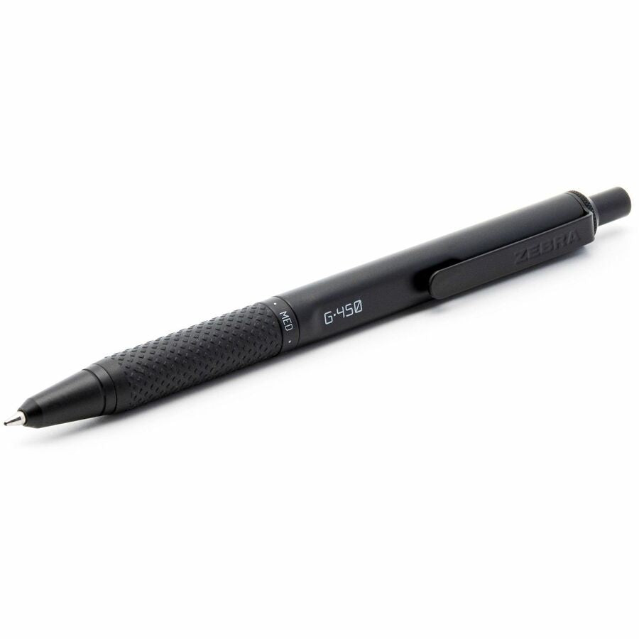zebra-pen-g-450-gel-retractable-0-7mm-black-2pk-medium-pen-point-refillable-retractable-black-brass-barrel-2-pack-zeb49512_3