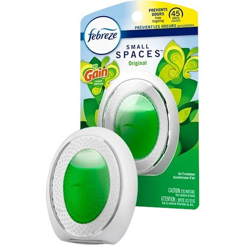 Febreze Small Spaces Disposable Air Fresheners, Liquid, 0.5 fl oz, Gain Original, 2/Pack (PGC55286)
