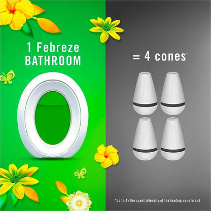 Febreze Small Spaces Disposable Air Fresheners, Liquid, 0.5 fl oz, Gain Original, 2/Pack (PGC55286)