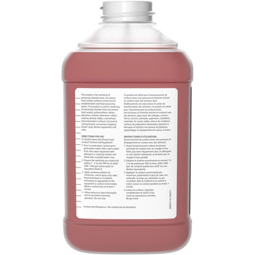 Diversey J-512 Sanitizer, 84.5 fl oz, Quaternary Scent, Kosher, Rinse-free, Red, 1 Carton (DVO5756034)