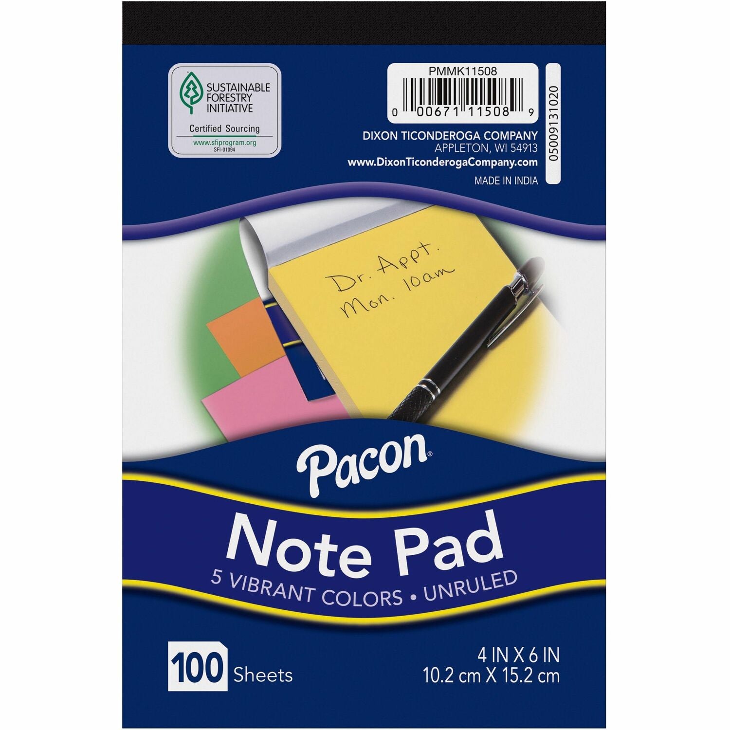 pacon-note-pad-4-x-6-rectangle-100-sheets-per-pad-unruled-assorted-recyclable-num-pacpmmk11508_1