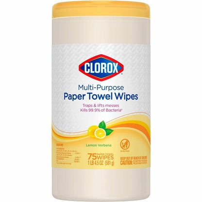 clorox-multipurpose-paper-towel-wipes-ready-to-use-wipe-lemon-verbena-scent-75-white-num-clo32578_1