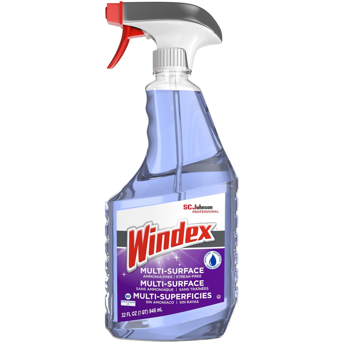 Windex Non-Ammoniated Cleaner, 32 fl oz (1 quart) (SJN322381EA)