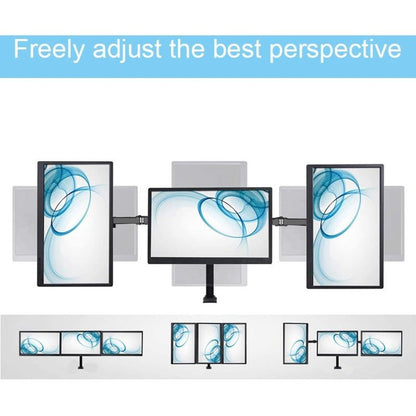 rocelco-rdm3-desk-mount-for-lcd-monitor-3-displays-supported-13-to-27-screen-support-52-91-lb-load-capacity-75-x-75-100-x-100-vesa-mount-compatible-rclrdm3_3