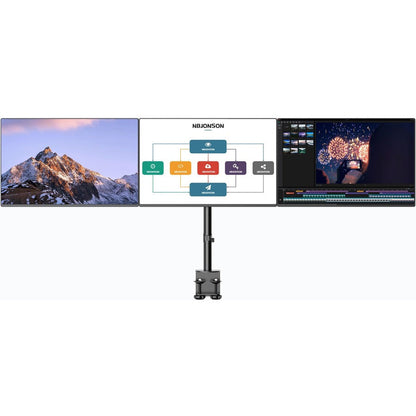 rocelco-rdm3-desk-mount-for-lcd-monitor-3-displays-supported-13-to-27-screen-support-52-91-lb-load-capacity-75-x-75-100-x-100-vesa-mount-compatible-rclrdm3_4