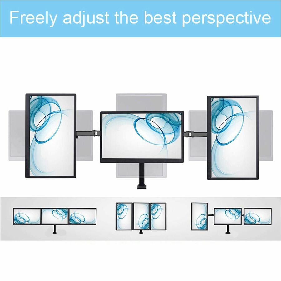 rocelco-rdm3-desk-mount-for-lcd-monitor-3-displays-supported-13-to-27-screen-support-52-91-lb-load-capacity-75-x-75-100-x-100-vesa-mount-compatible-rclrdm3_14