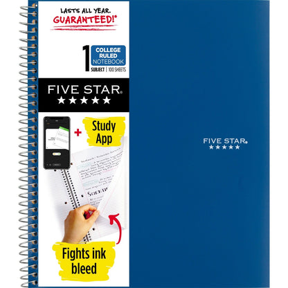 five-star-wirebound-notebook-1-subject-s-100-pages-wire-bound-college-ruled-8-1-2-x-11-blue-cover-num-mea820002nh0_1