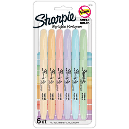 sharpie-accent-highlighters-w-smear-guard-chisel-marker-point-style-assorted-6-dozen-num-san2157486_1