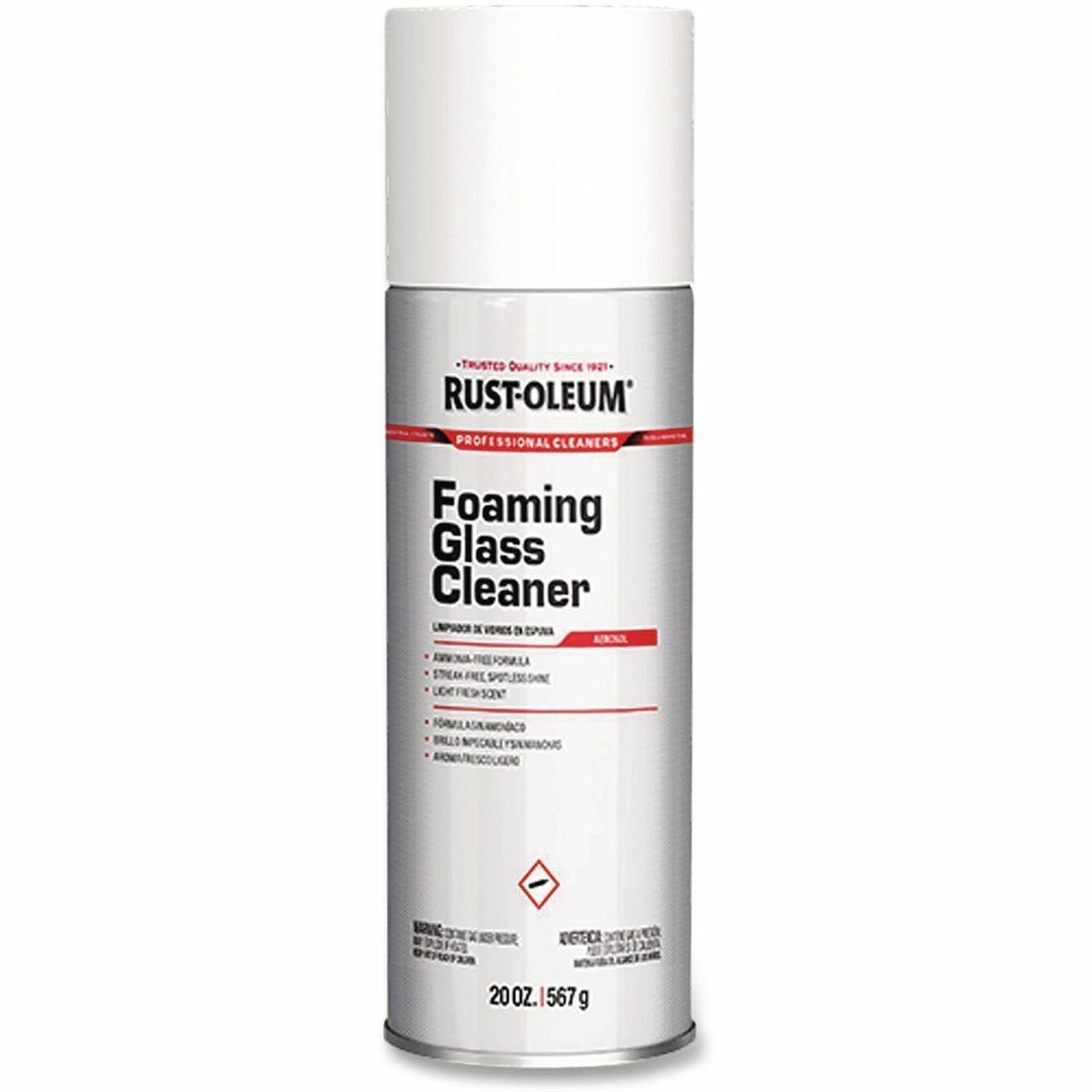 Rust-Oleum Pro Foaming Glass Cleanerl, 20 fl oz, Light Fresh Scent (RST381658EA)