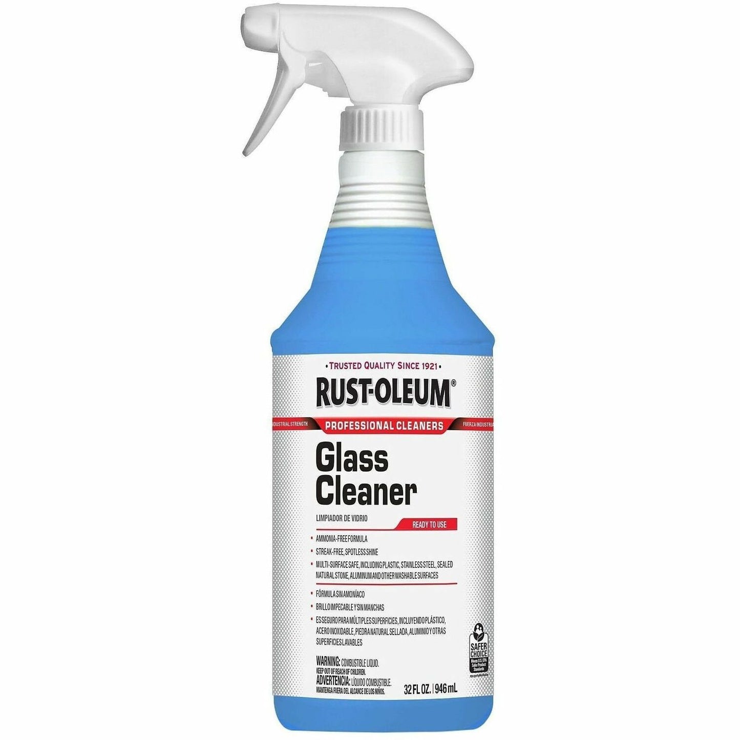 Rust-Oleum Professional Ammonia-Free Glass Cleaner, 32 fl oz, (RST352245EA)