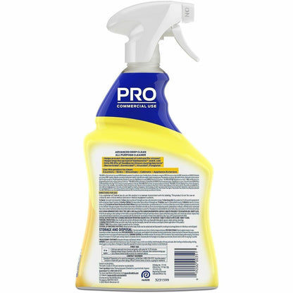 Lysol Advanced Deep Cleaner, 32 fl oz, Lemon Breeze Scent, Disinfectant, 12/Carton (RAC00351CT)