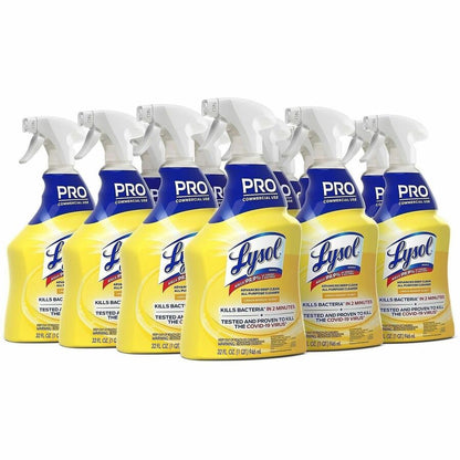 Lysol Advanced Deep Cleaner, 32 fl oz, Lemon Breeze Scent, Disinfectant, 12/Carton (RAC00351CT)