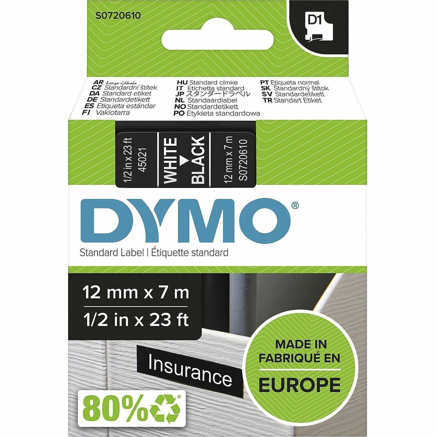 dymo-s0720610-d1-45021-tape-12mm-x-7m-white-on-black-num-dyms0720610_1