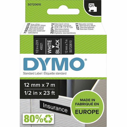 dymo-s0720610-d1-45021-tape-12mm-x-7m-white-on-black-num-dyms0720610_1