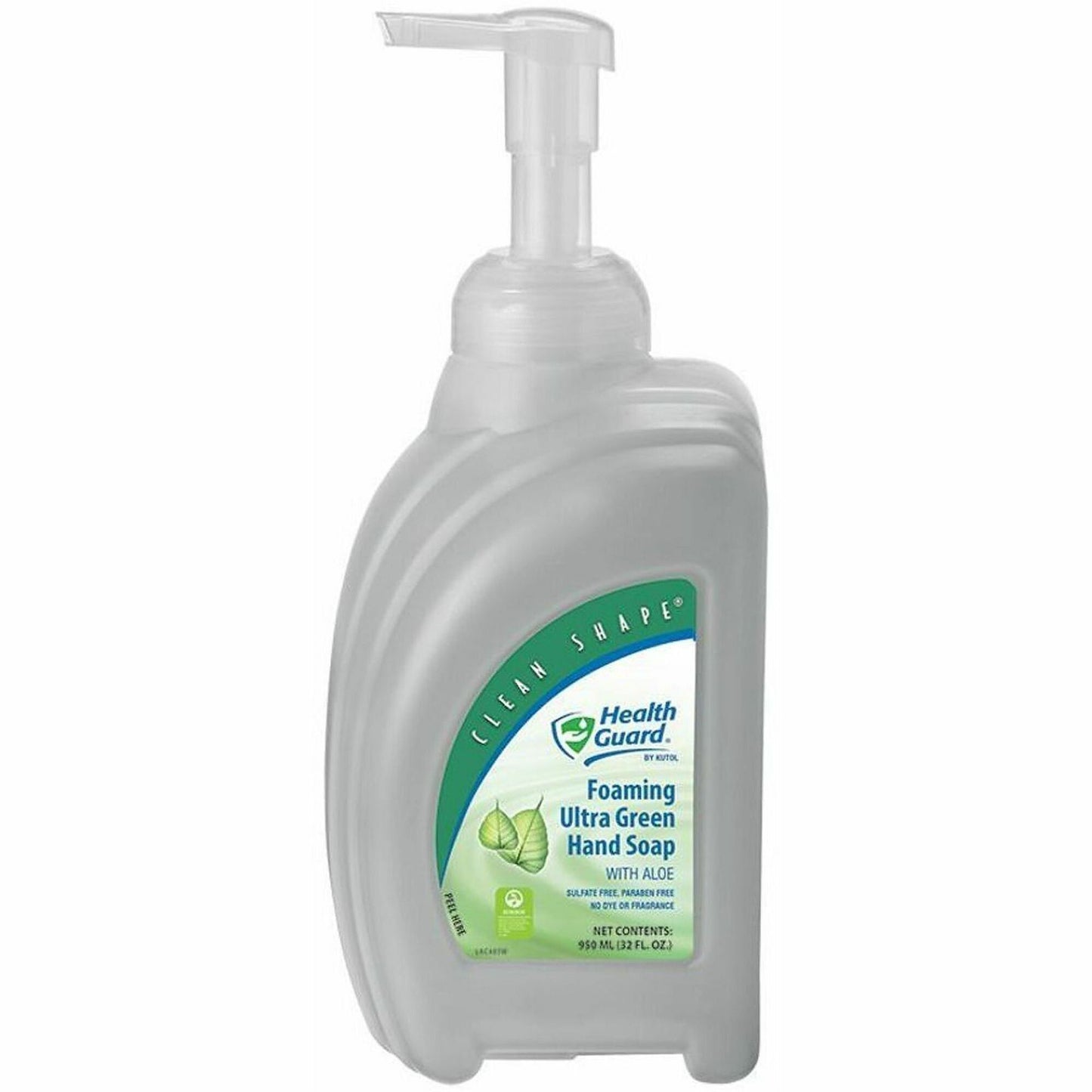 Health Guard Foaming Ultra Green Hand Soap, 1 quart, 6/Carton (KUT14878)