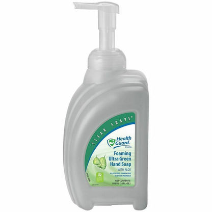 Health Guard Foaming Ultra Green Hand Soap, 1 quart, 6/Carton (KUT14878)