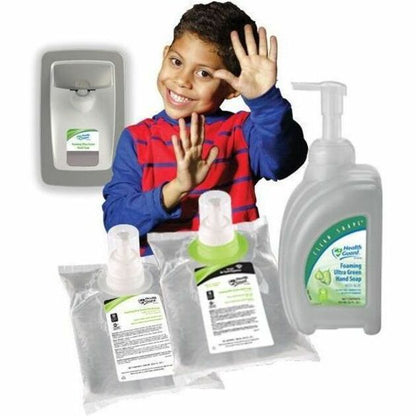 Health Guard Foaming Ultra Green Hand Soap, 1 quart, 6/Carton (KUT14878)