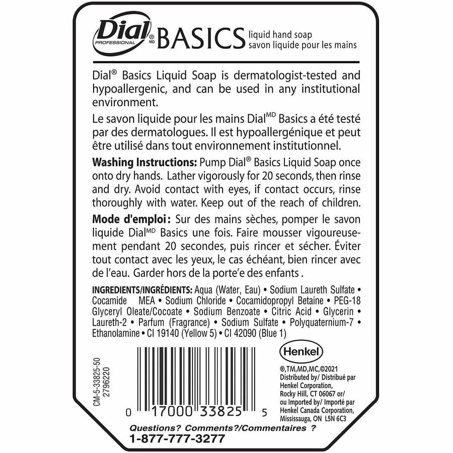 Dial Professional Versa Basics Liquid Hand Soap, 15 fl oz (DIA33827EA)