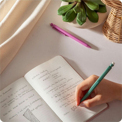U Brands U-Eco Speckled Hex Mechanical Pencils, 0.7 mm Green, Pink, Blue, Gray Lead, Green, Pink, Blue Barrel, HB/#2 (UBR6591U0124)
