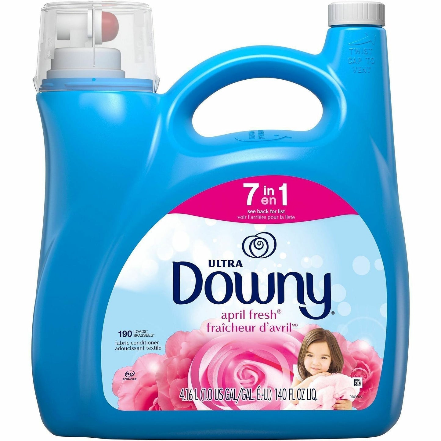 Downy Ultra Fabric Conditioner, 140 oz (8.75 lb), April Fresh Scent (PGC10051BT)